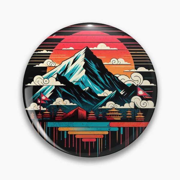 Artikelvorschau, Mount Everest-Gebirgsdesign entworfen und verkauft von RedDesignSyc.