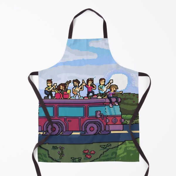 Item preview, Spring Tour Bus - Pixel Art designed and sold by nickmodesigns.