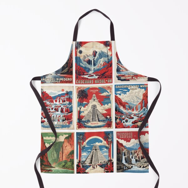 Item preview, Mexico Vintage Tourism Posters Sticker Pack 5 designed and sold by TravelersGems.