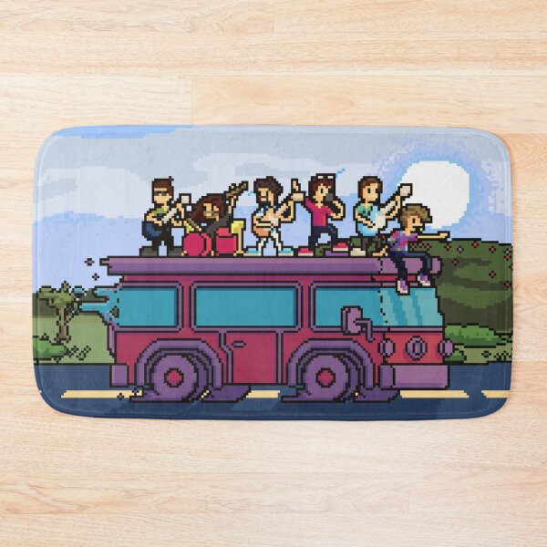 Item preview, Spring Tour Bus - Pixel Art designed and sold by nickmodesigns.