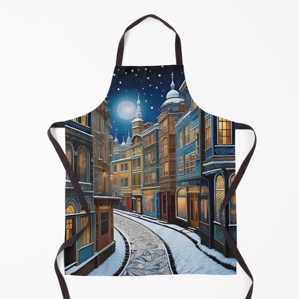 Item preview, A fairy-tale street of an old town. Illustration in abstractionism style with Zentagle elements designed and sold by Ekalininart.