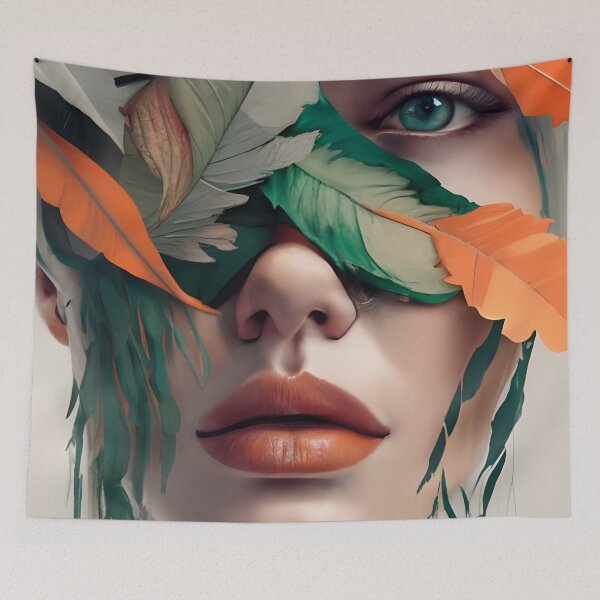 Item preview, Digital Artwork Of A Girl - All in One designed and sold by KeyDesignDecor.