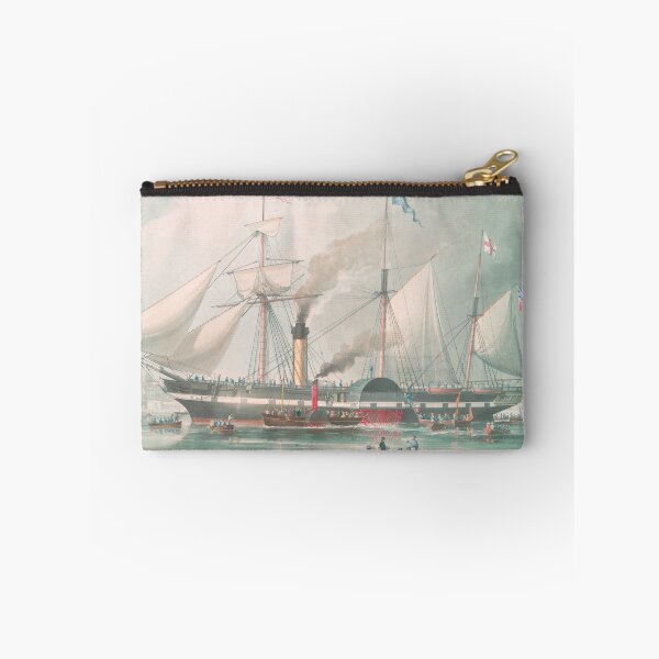 Item preview, Vintage Illustration of The President's Steamship (1840) designed and sold by BravuraMedia.