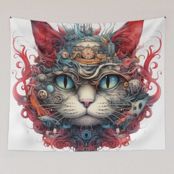 Item preview, Frenzy Cat 167 designed and sold by MyFancyDesigns.