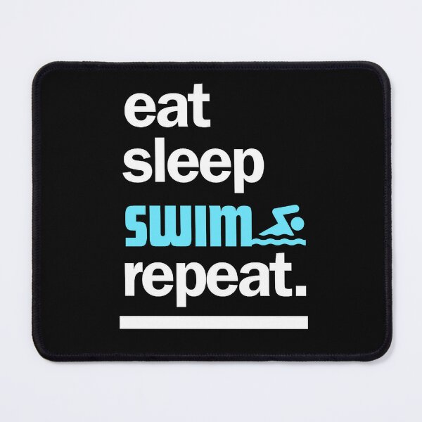 Item preview, Eat Sleep Swim Repeat designed and sold by AImonk.