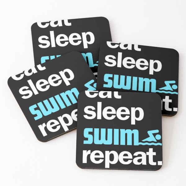 Item preview, Eat Sleep Swim Repeat designed and sold by AImonk.