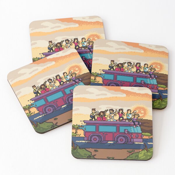 Item preview, Wasteland Tour Bus - Pixel Art designed and sold by nickmodesigns.