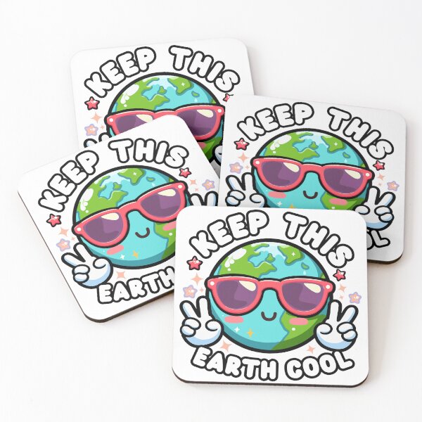 Item preview, Keep This Earth Cool: A Cute Kawaii Design Initiative designed and sold by GFelizNav.