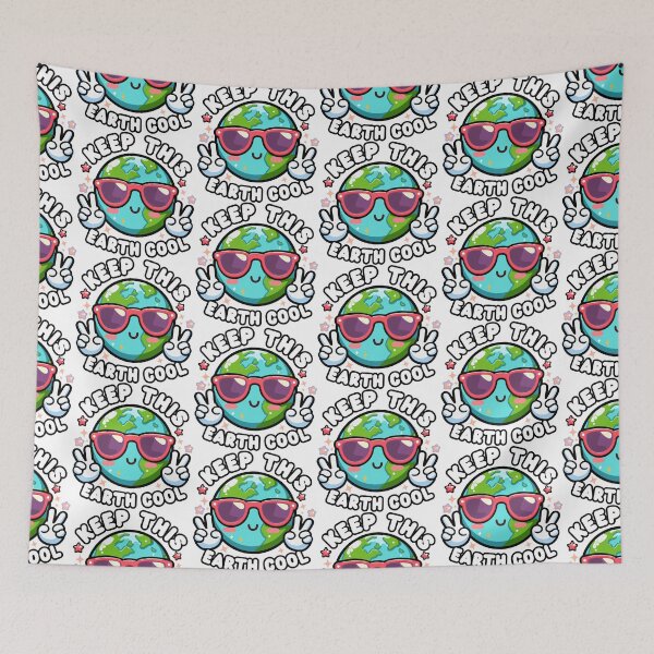 Item preview, Keep This Earth Cool: A Cute Kawaii Design Initiative designed and sold by GFelizNav.