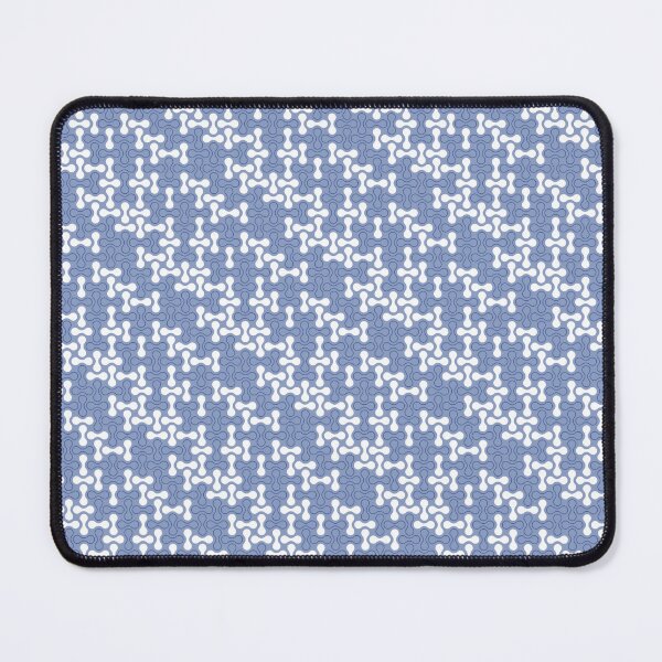 Item preview, Blue White Double Bubble on Grey  designed and sold by ZipperDragon88.