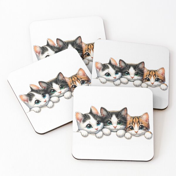 Item preview, Threesome kittens designed and sold by Caloop-designs.