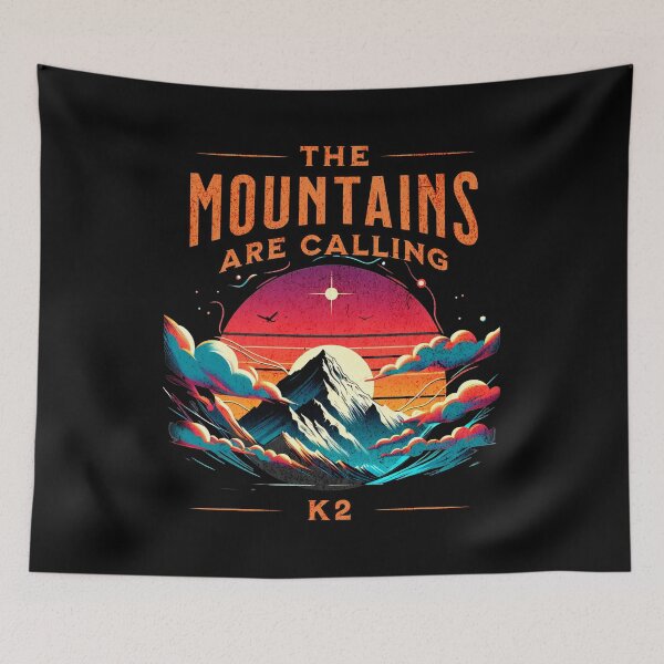 Item preview, The Mountains are Calling K2 Design designed and sold by RedDesignSyc.