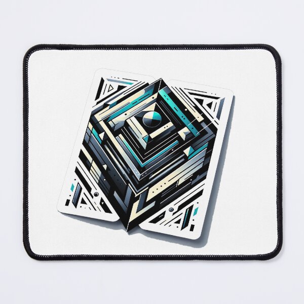 Item preview, Modern Geometric Abstract Art Sticker designed and sold by permeric.