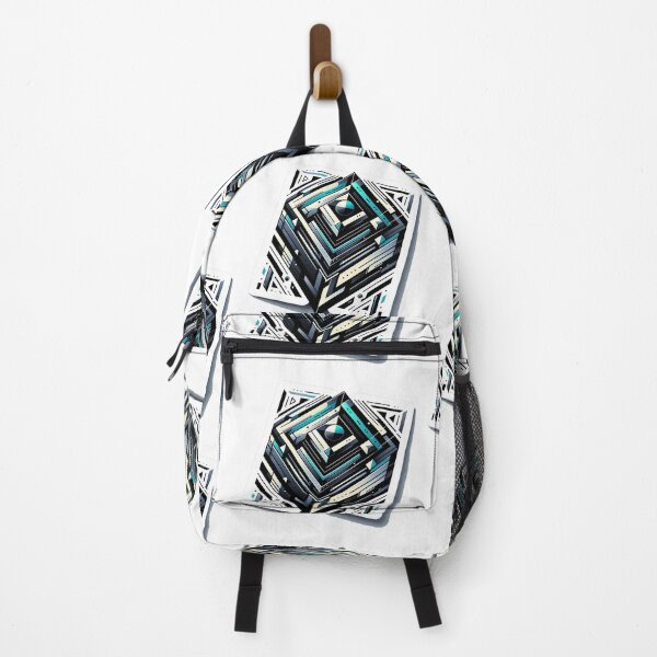 Item preview, Modern Geometric Abstract Art Sticker designed and sold by permeric.
