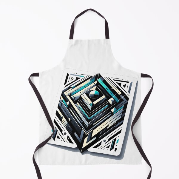Item preview, Modern Geometric Abstract Art Sticker designed and sold by permeric.