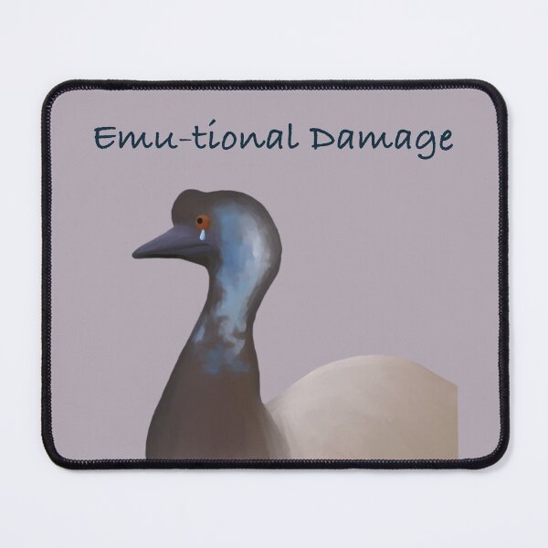 Item preview, Emu-tional Damage designed and sold by Quality-Quail.