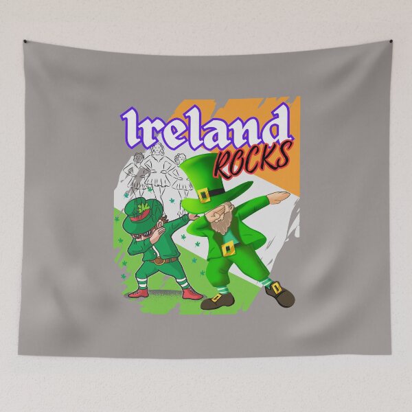 Item preview,  Ireland leprechauns rock  designed and sold by rocklegends99.