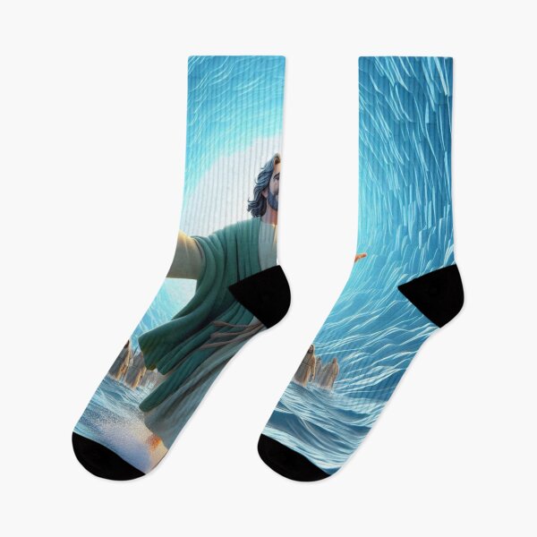 Item preview, Jesus walking on water designed and sold by wendelrobert89.