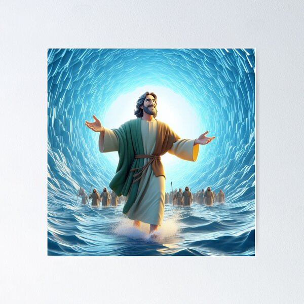 Item preview, Jesus walking on water designed and sold by wendelrobert89.