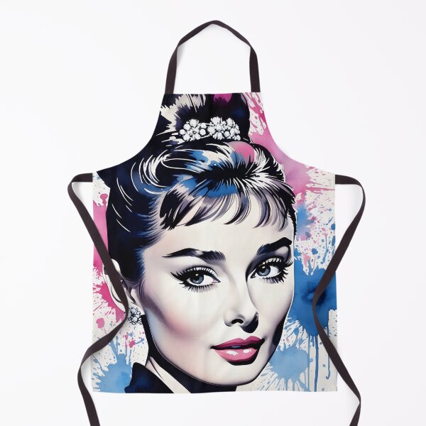 Item preview, Beautiful Audrey Hepburn watercolour splash designed and sold by Metaverse8.