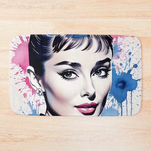 Item preview, Beautiful Audrey Hepburn watercolour splash designed and sold by Metaverse8.