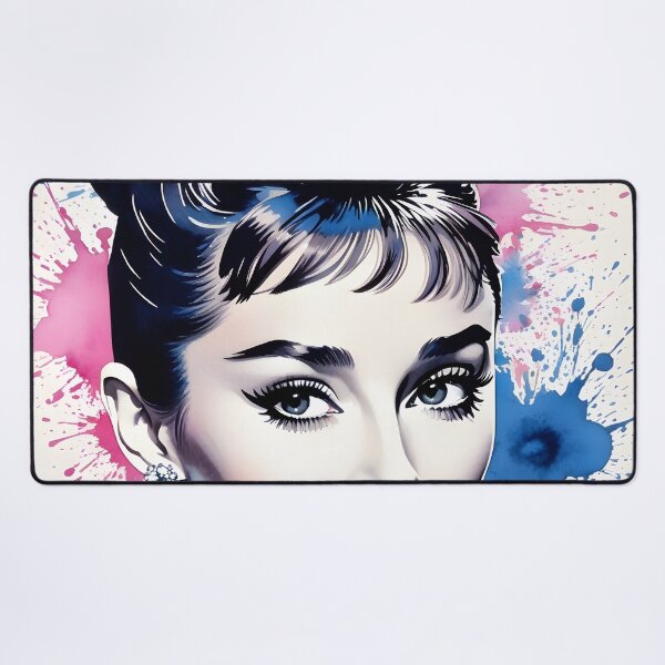 Item preview, Beautiful Audrey Hepburn watercolour splash designed and sold by Metaverse8.
