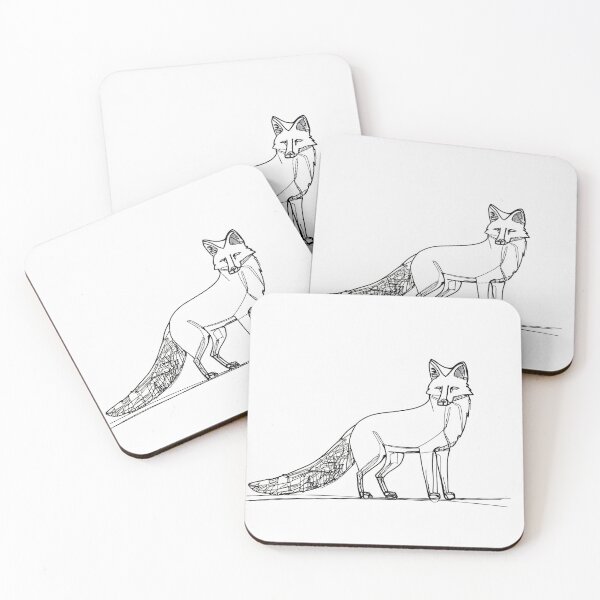 Item preview, Fox Sketch designed and sold by dianasunandmoon.