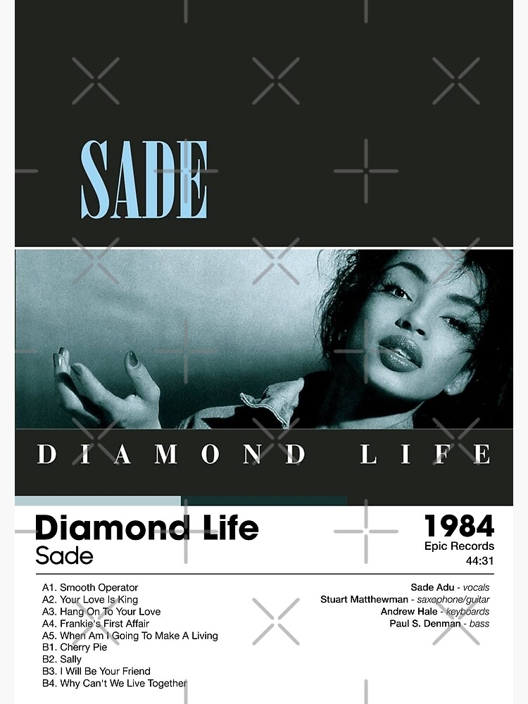 Sade - Diamond Life | Album Card | Poster