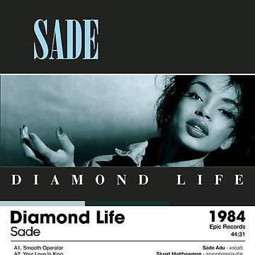 SADE シャーデー ポスター 激レア DIAMOND LIFE（広島国際学院