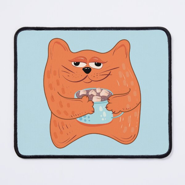 Item preview, Cat drinking hot cocoa designed and sold by Deepness2023.