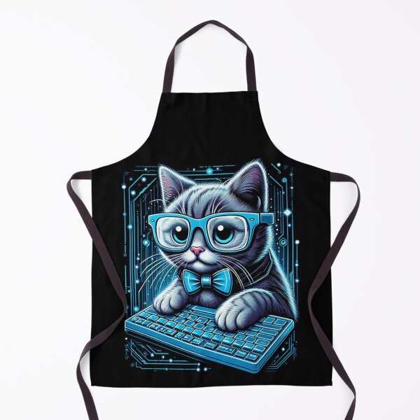Item preview, CatGPT, cute cat working on Artificial Intelligence designed and sold by FirstCast.