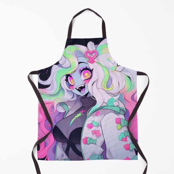Item preview, Pastel Goth Chic Unicorn Anime Girl designed and sold by bubblegoth.