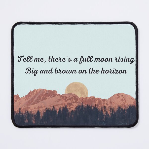 Item preview, Full Moon Rising Neil Halstead Fan Art designed and sold by Etaipal.
