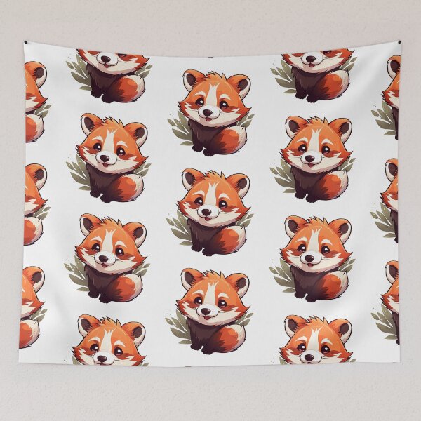 Item preview, Happy smiling red panda designed and sold by GoodThings66.