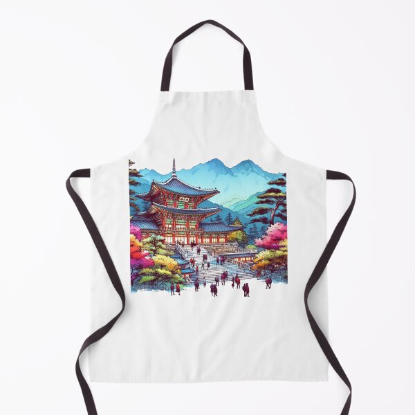 Item preview, Beomeosa Temple, Busan, Gyeongju Watercolor designed and sold by PaintMeWorld.