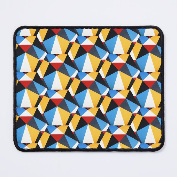 Item preview, White, Black, Blue Triangular designed and sold by Lexicon-Looks.
