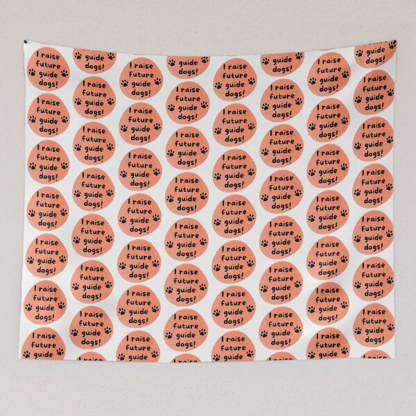 Item preview, I Raise Future Guide Dogs Circle - Orange Circle designed and sold by SayWhatYouFeel.