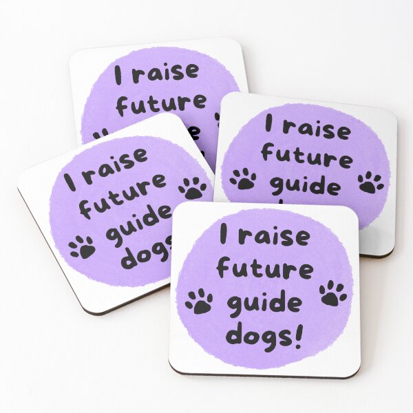 Item preview, I Raise Future Guide Dogs Circle - Purple Circle designed and sold by SayWhatYouFeel.