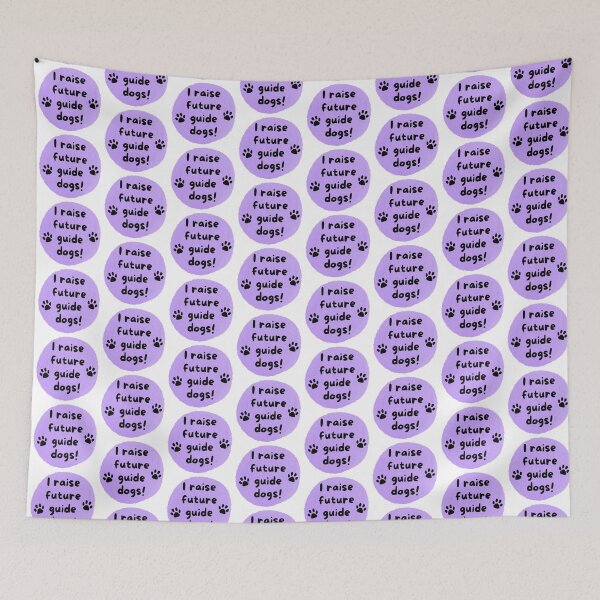 Item preview, I Raise Future Guide Dogs Circle - Purple Circle designed and sold by SayWhatYouFeel.
