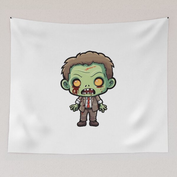 Item preview, Cute zombie office worker designed and sold by StickerLab4.