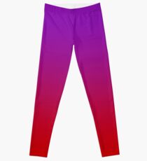 Violett bis rot ombre Leggings