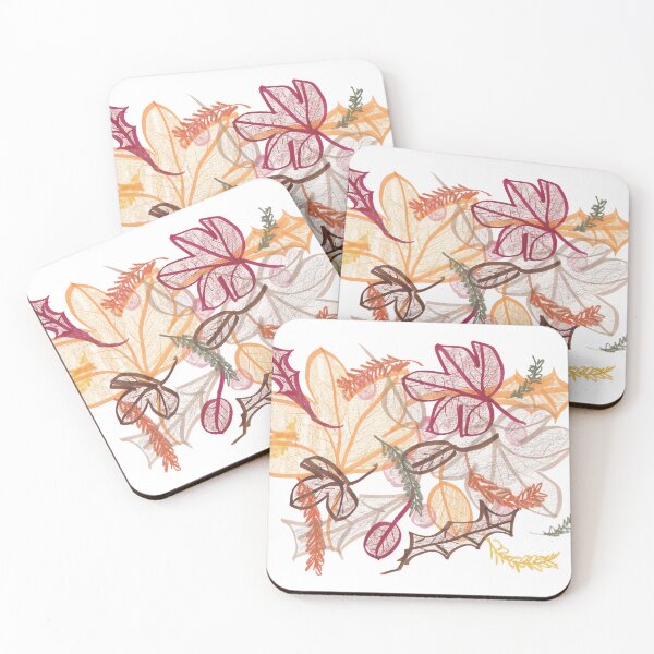 Item preview, Autumn leaves / White designed and sold by seren.deepity.