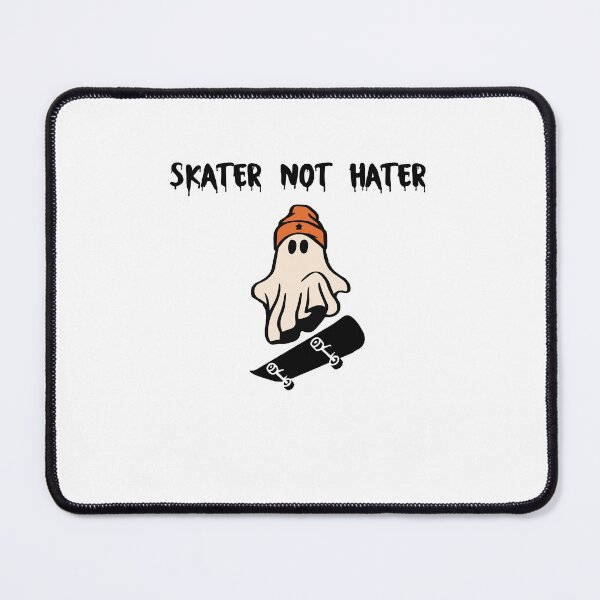 Item preview, Skater not Hater, skate lovers party ghost designed and sold by BHMARTS.