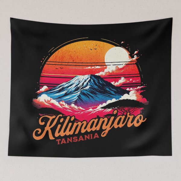 Item preview, Kilimanjaro Mountain Design designed and sold by RedDesignSyc.