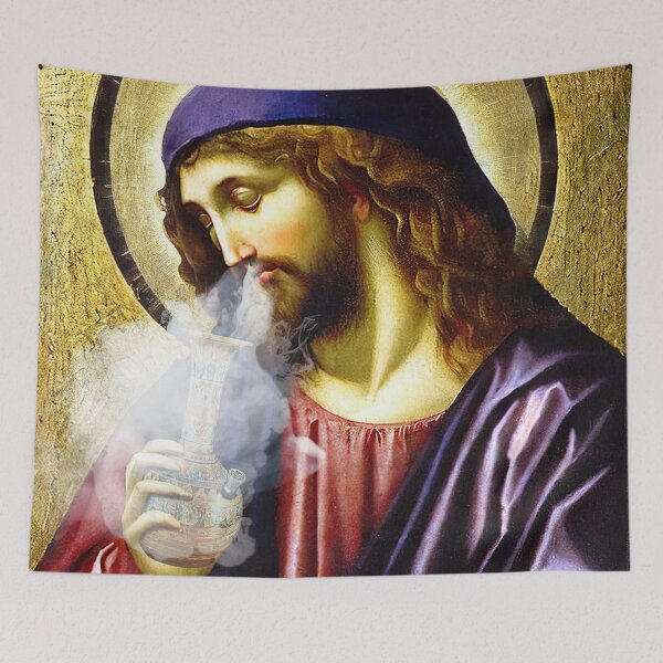 Item preview, Byzantine Peak Relaxation Bong Weed Love Jesus designed and sold by WeedLoveJesus.