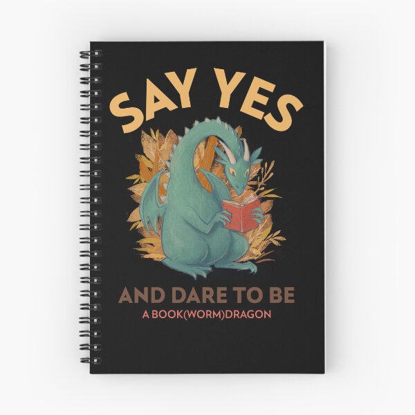 Item preview, Dare To Be a Bookworm/dragon designed and sold by Carroll-MB-Des.
