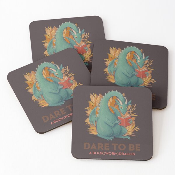 Item preview, Dare To Be a Bookworm/dragon designed and sold by Carroll-MB-Des.