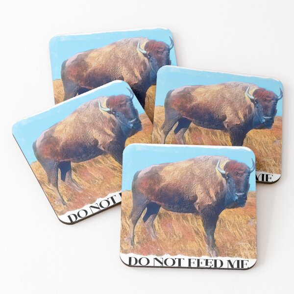 Item preview, Bison Humor Do Not Feed Me Quote Humor designed and sold by art64.
