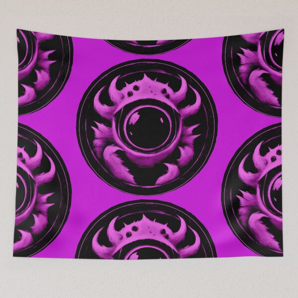 Item preview, Holly Multicolored hard pink violet - little monsters collection by Red Siri0 designed and sold by Red Siri0 Art.