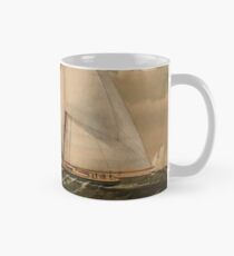 Vintage Schooner Yacht Illustration (1882) Mug